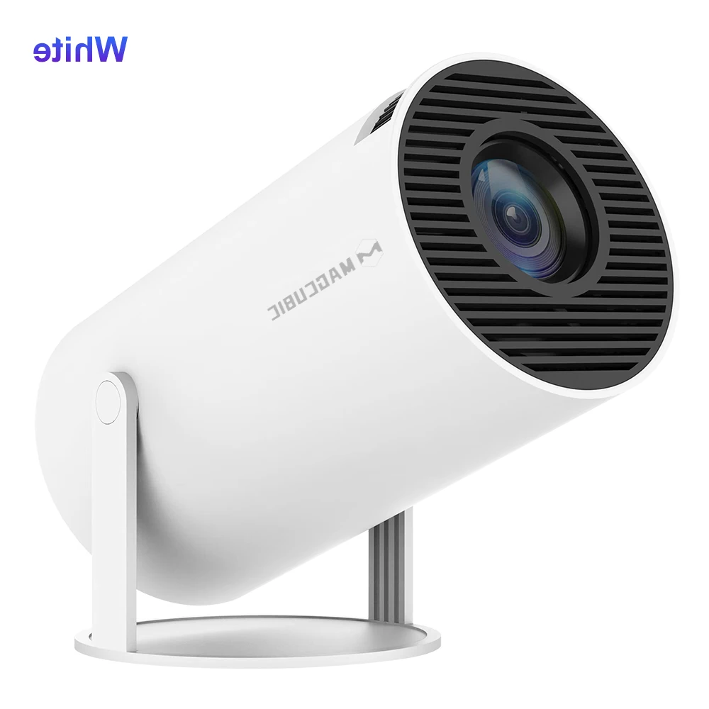 Projector Android 11 4K 1280*720P HY300 Dual Wifi 260ANSI 180°Flexible BT5.0 Cinema Outdoor Portable Projetor HY300 Pro